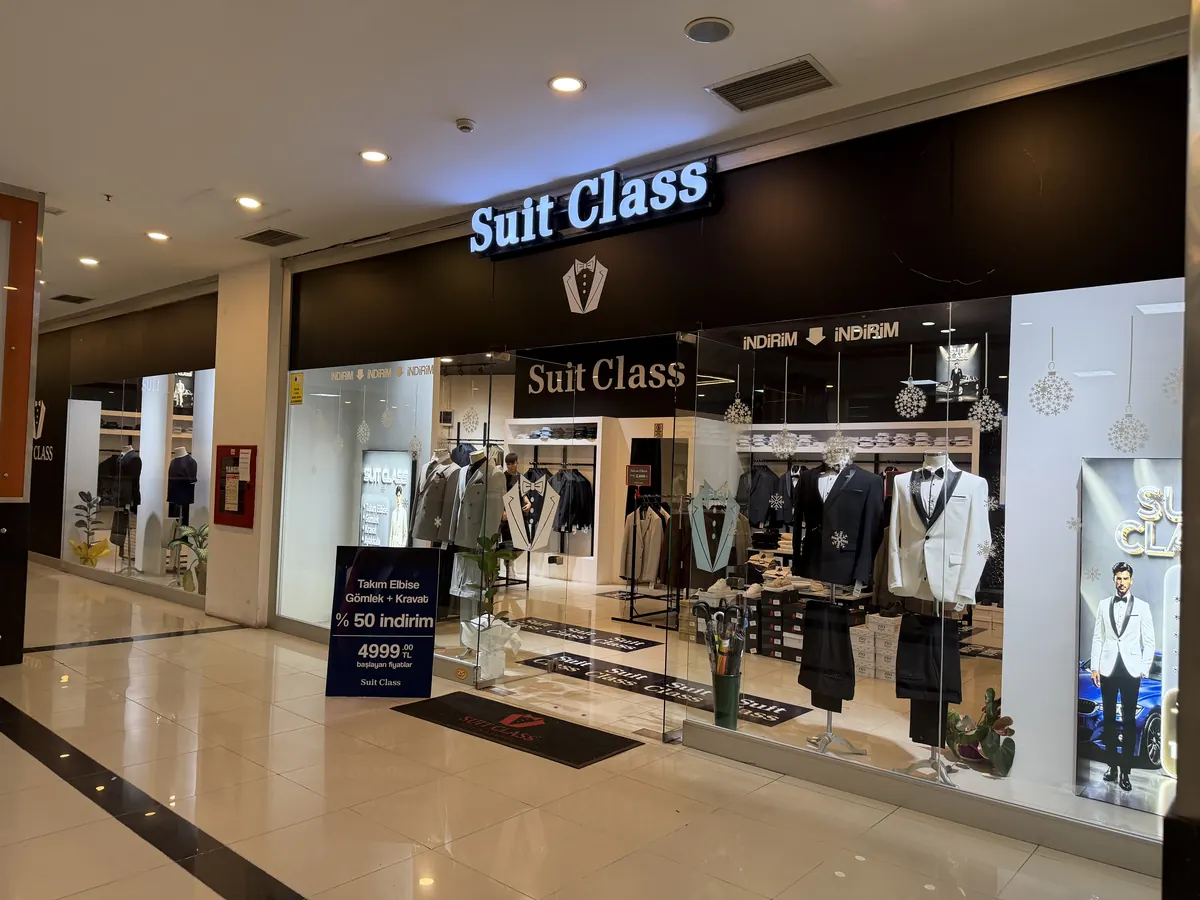 SUIT CLASS vitrin mankenleri, AY CITY AVM